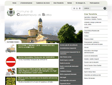 Tablet Screenshot of comune.castelnovo-di-sotto.re.it
